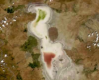 در جدیدترین عکس از دریاچه ارومیه، اثری از آب نیست