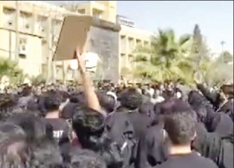 
اعتراضات دانشجویی در نخستین روز بازگشایی دانشگاه‌ها