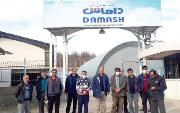 کارگران آبمعدنی داماش دست به دامن دادستان رودبار شدند