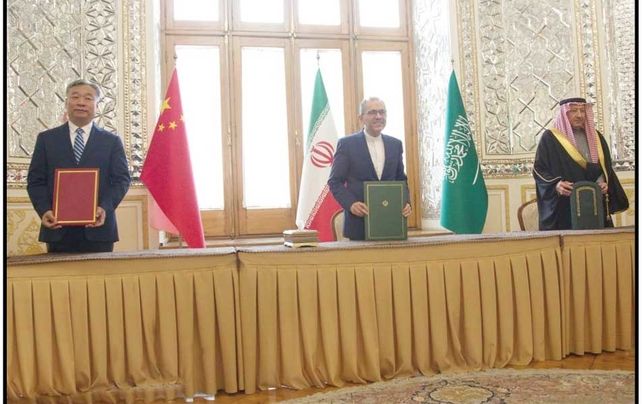 
اعلام آمادگی پکن برای تداوم حمایت از توسعه رابطه تهران-ریاض