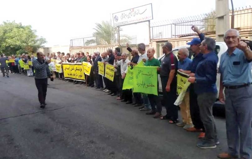 تجمع بازنشستگان کارگری در اهواز، 

شوش و کرمانشاه