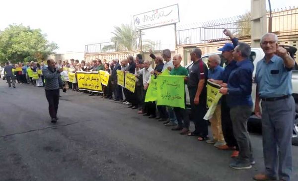 تجمع بازنشستگان کارگری در اهواز، 

شوش و کرمانشاه