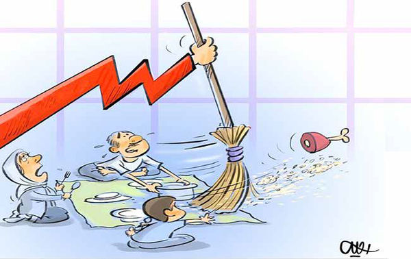 ایرانی‌ها این روزها کمتر غذا می‌خورند