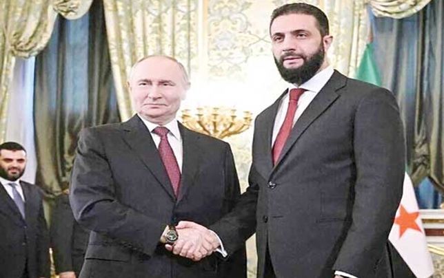 پیام تبریک پوتین به جولانی 

به مناسبت سالگرد سقوط اسد! 